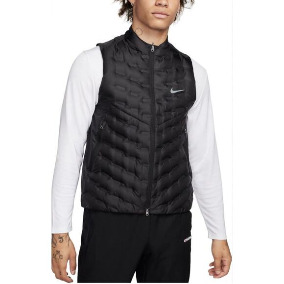 Nike Therma Fit ADV Water Repel Running Jacket Vest FB7542-010 Men’s Large Tall - Picture 1 of 5